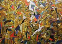 Composition № 51. Oil on canvas. 80x100 cm